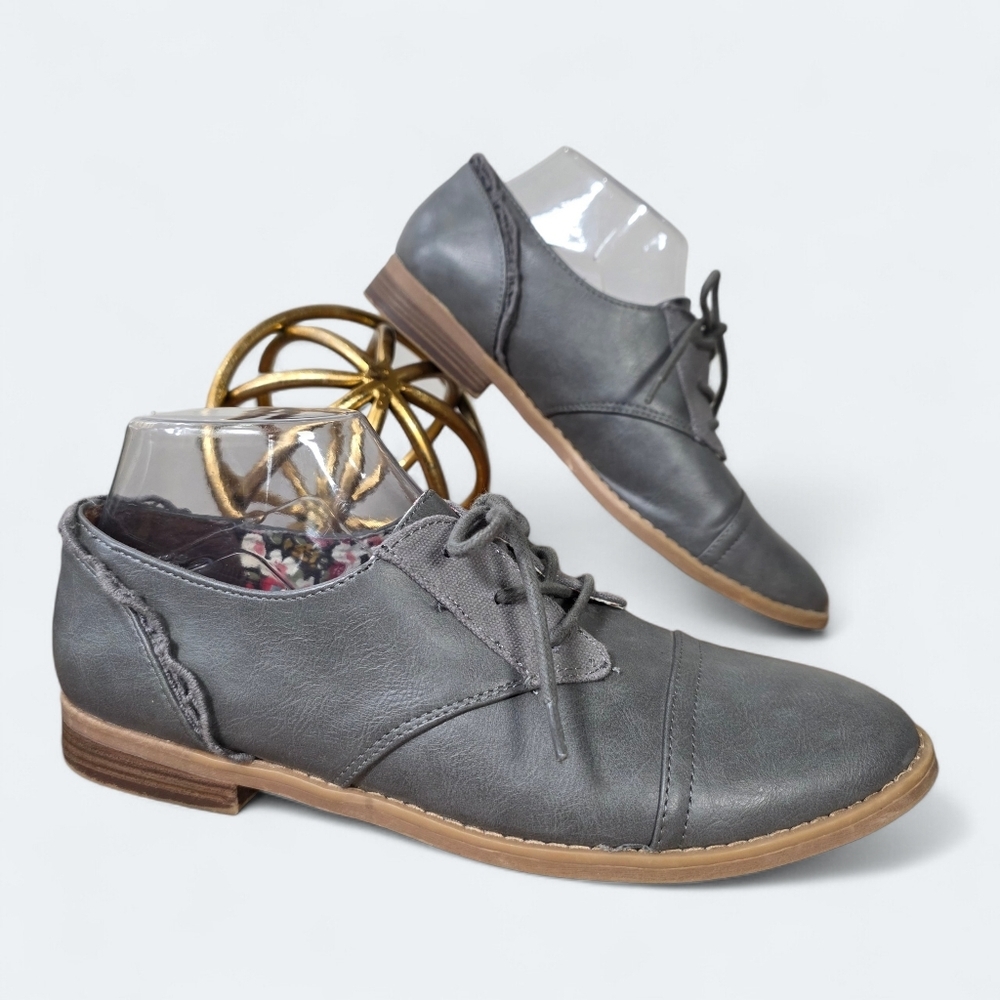 Sugar Wilco Gray Lace-Up Oxford Shoes Size 8.5